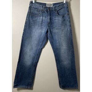 White Tag Premium Denim Jeans Embroidered Y2K Retro Men's 32x29 Mid Rise
